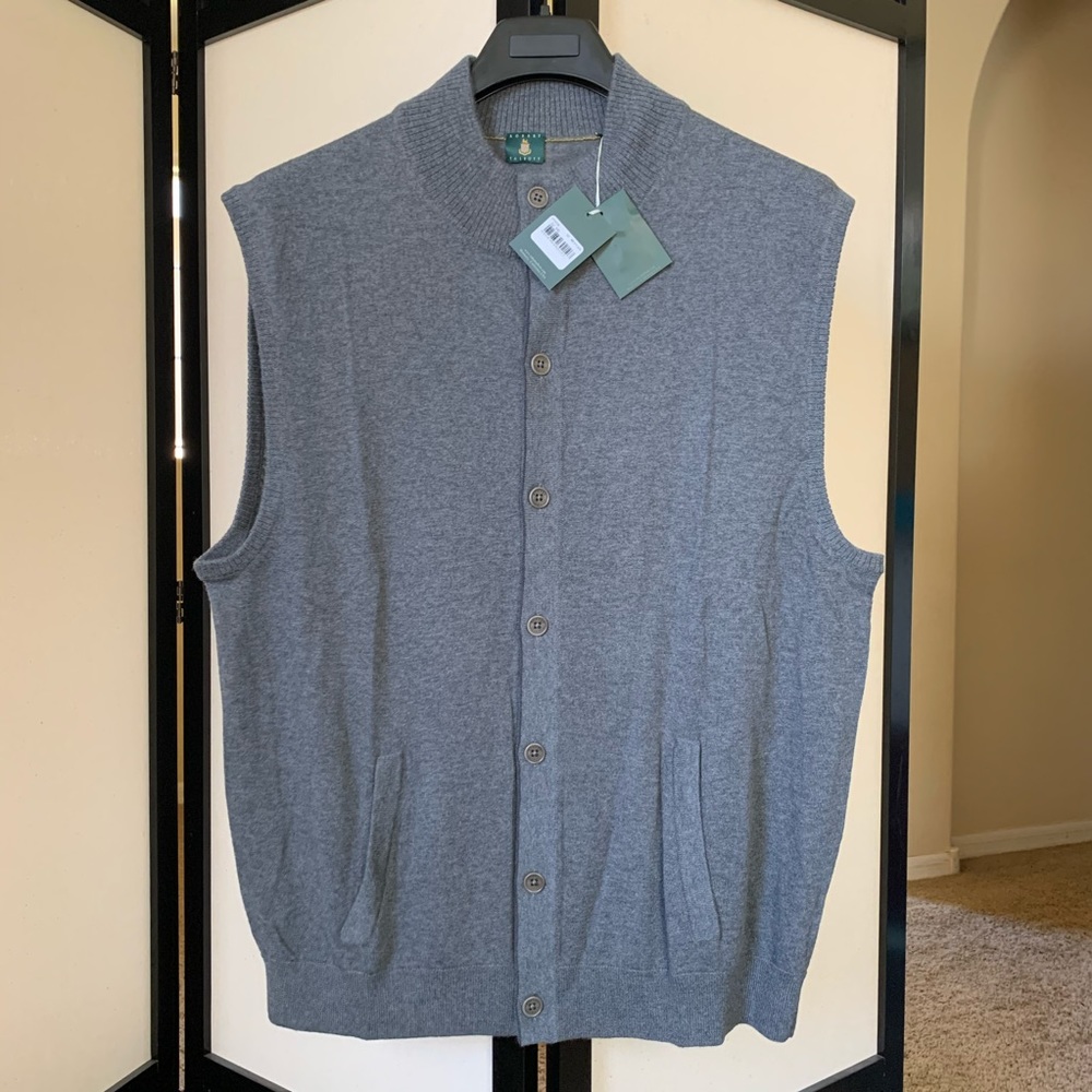 NWT Robert Talbott 100% Wool Vest